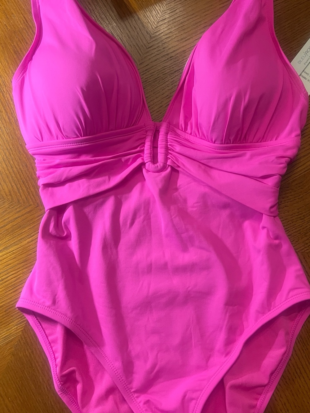 Bleu Rod Beattie One-Piece Swimsuit - Bright Pink Size 12